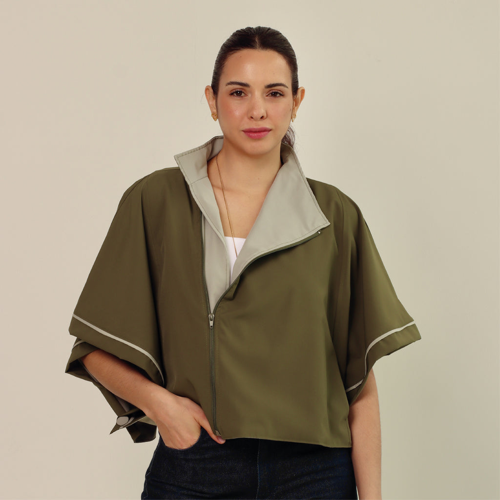 CHALECO ALAS - ARMY/GREY